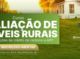 Curso sobre Avaliação de Imóveis Rurais será realizado em Natal com foco em crédito de carbono e APP